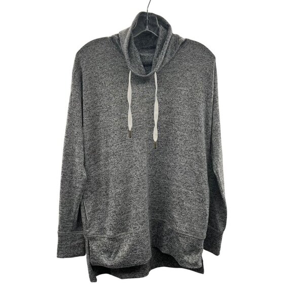 Old Navy Active Cowl Neck Long Sleeve Pullover Heather Gray Size Small - Picture 1 of 9